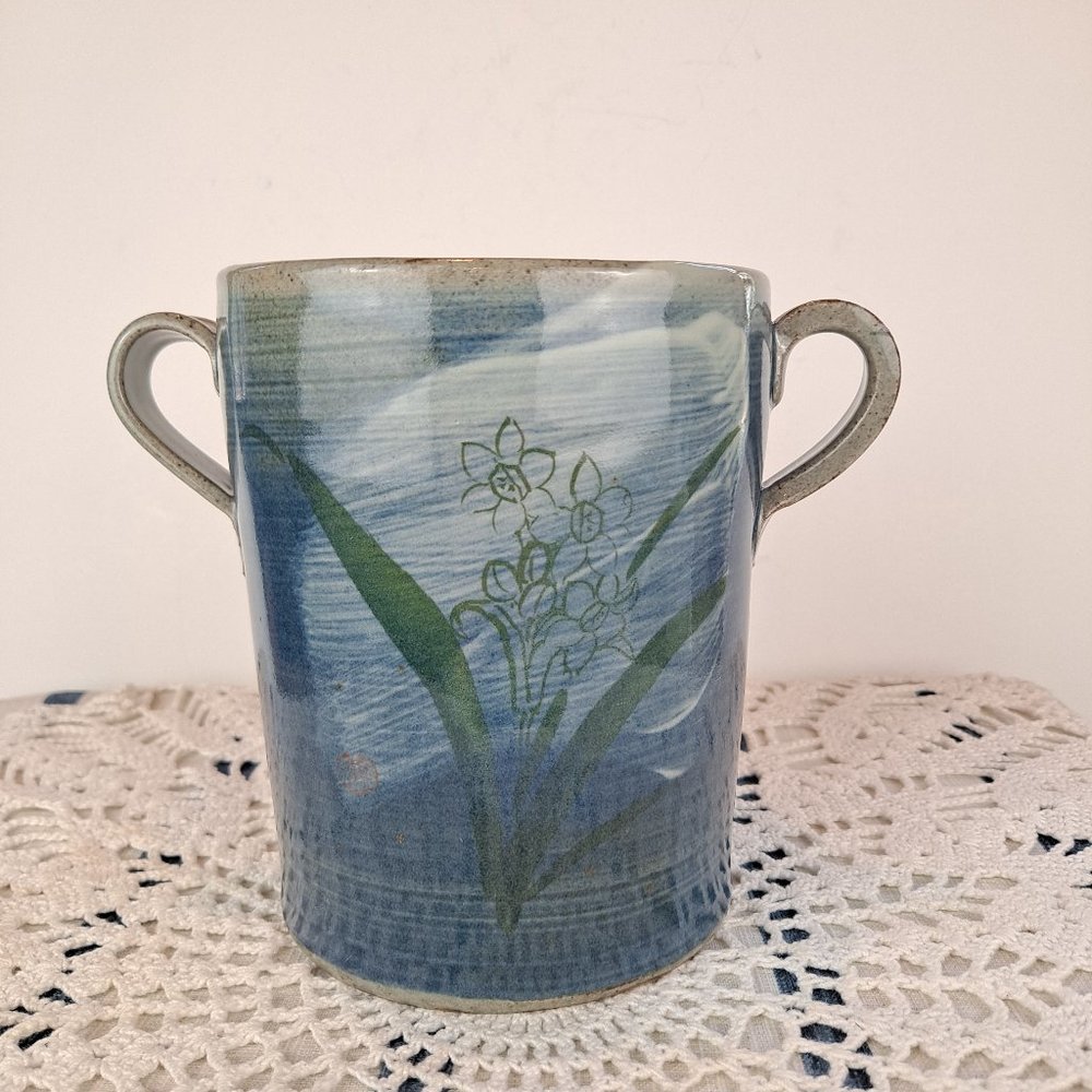 Signed Studio Pottery Stoneware Vase